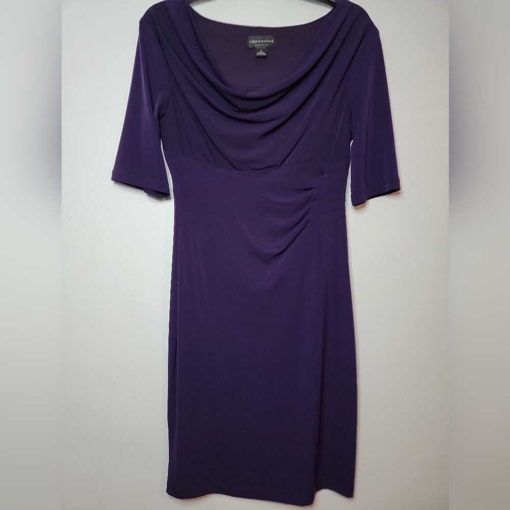 Deep Purple Midi Dress